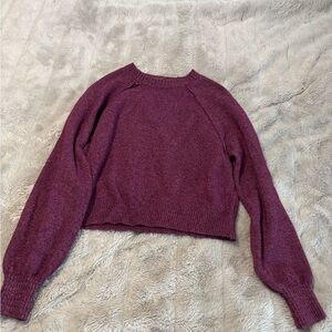 Purple Knit Sweater